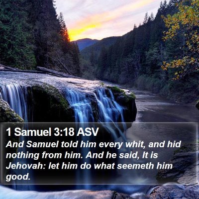 1 Samuel 3:18 ASV Bible Verse Image