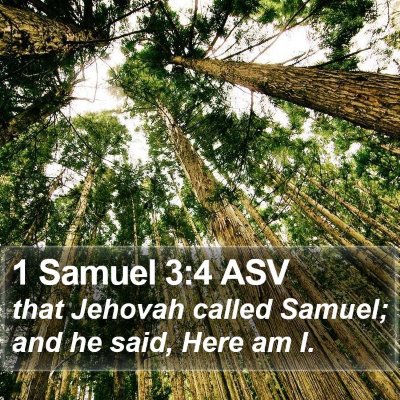 1 Samuel 3:4 ASV Bible Verse Image