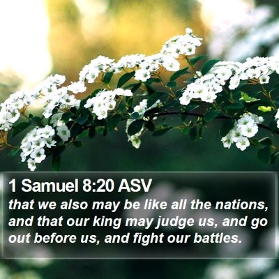 1 Samuel 8:20 ASV Bible Verse Image