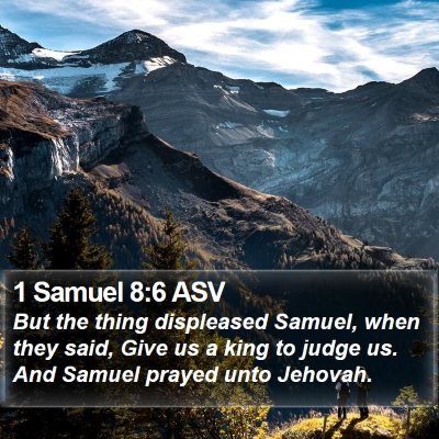 1 Samuel 8:6 ASV Bible Verse Image