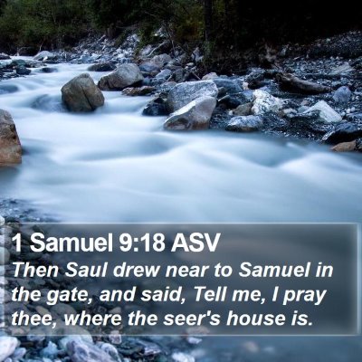 1 Samuel 9:18 ASV Bible Verse Image
