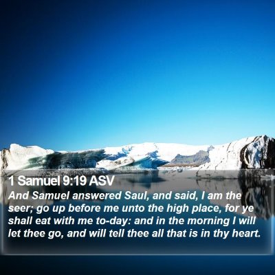 1 Samuel 9:19 ASV Bible Verse Image