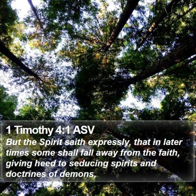 1 Timothy 4:1 ASV Bible Verse Image