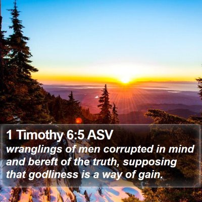 1 Timothy 6:5 ASV Bible Verse Image