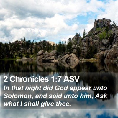 2 Chronicles 1:7 ASV Bible Verse Image