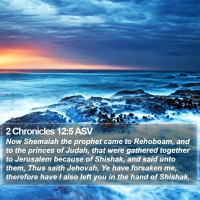 2 Chronicles 12:5 ASV Bible Verse Image
