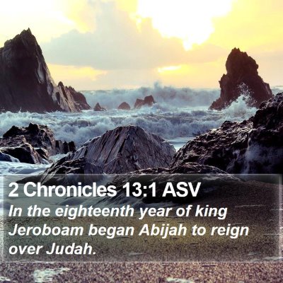 2 Chronicles 13:1 ASV Bible Verse Image