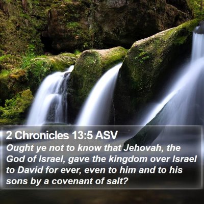 2 Chronicles 13:5 ASV Bible Verse Image