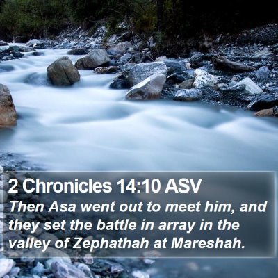 2 Chronicles 14:10 ASV Bible Verse Image