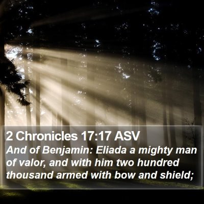 2 Chronicles 17:17 ASV Bible Verse Image