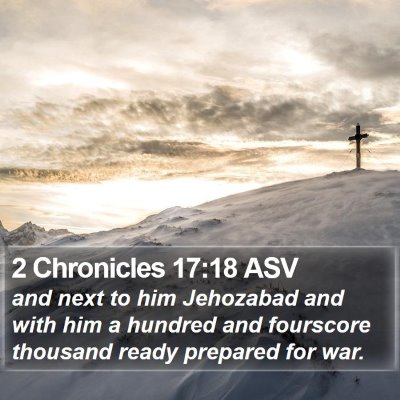 2 Chronicles 17:18 ASV Bible Verse Image