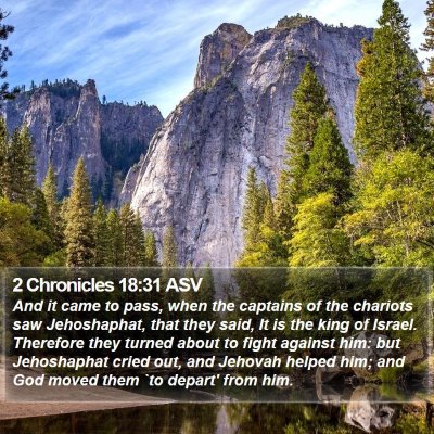 2 Chronicles 18:31 ASV Bible Verse Image