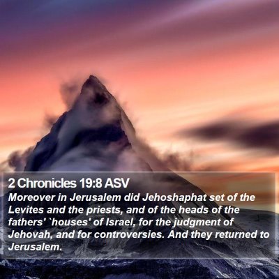 2 Chronicles 19:8 ASV Bible Verse Image