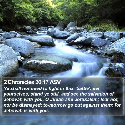2 Chronicles 20:17 ASV Bible Verse Image