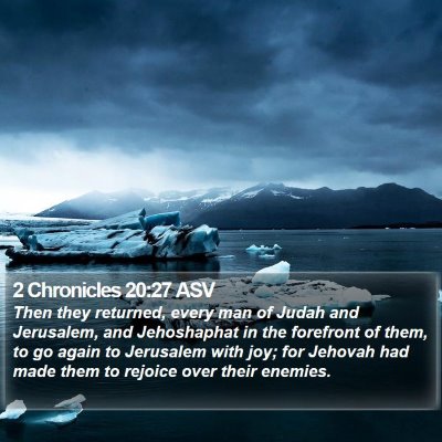 2 Chronicles 20:27 ASV Bible Verse Image