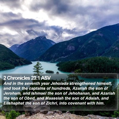 2 Chronicles 23:1 ASV Bible Verse Image