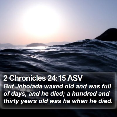 2 Chronicles 24:15 ASV Bible Verse Image