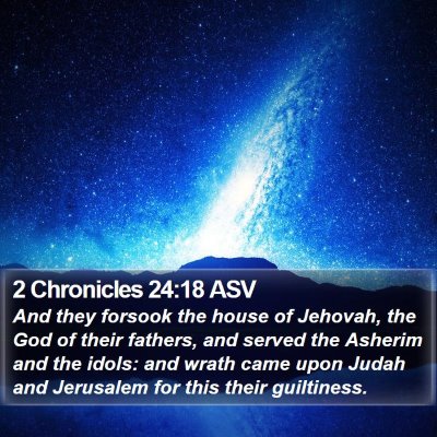 2 Chronicles 24:18 ASV Bible Verse Image