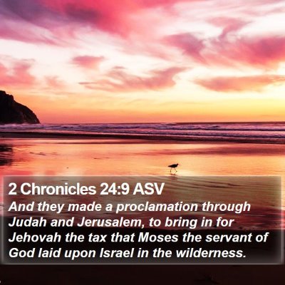 2 Chronicles 24:9 ASV Bible Verse Image