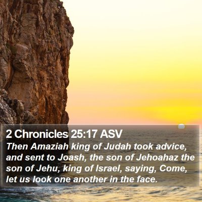 2 Chronicles 25:17 ASV Bible Verse Image