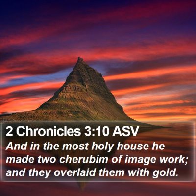 2 Chronicles 3:10 ASV Bible Verse Image
