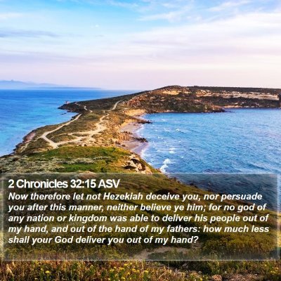 2 Chronicles 32:15 ASV Bible Verse Image