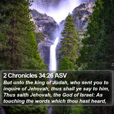 2 Chronicles 34:26 ASV Bible Verse Image