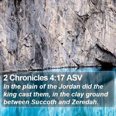 2 Chronicles 4:17 ASV Bible Verse Image
