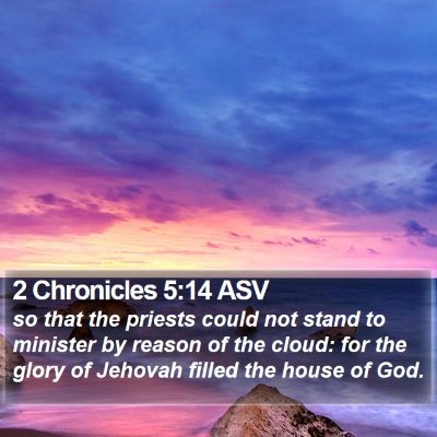 2 Chronicles 5:14 ASV Bible Verse Image