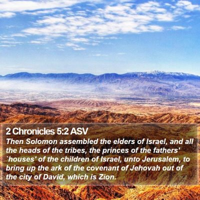 2 Chronicles 5:2 ASV Bible Verse Image