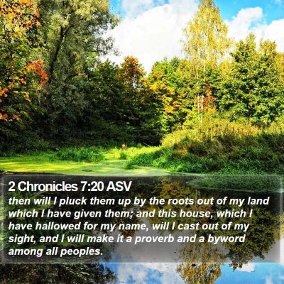 2 Chronicles 7:20 ASV Bible Verse Image