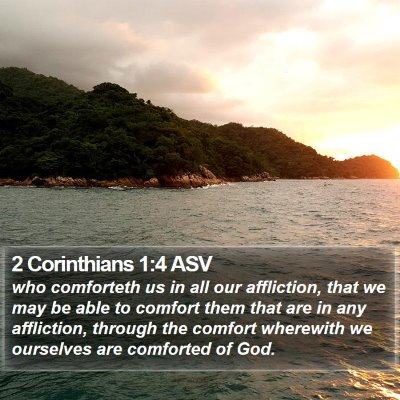 2 Corinthians 1:4 ASV Bible Verse Image