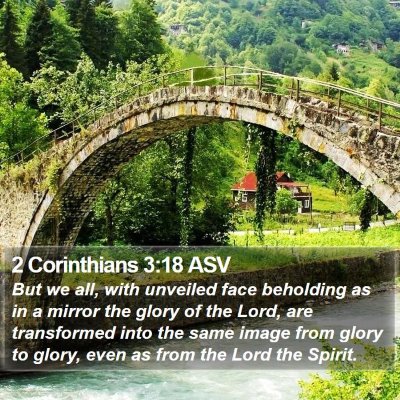 2 Corinthians 3:18 ASV Bible Verse Image
