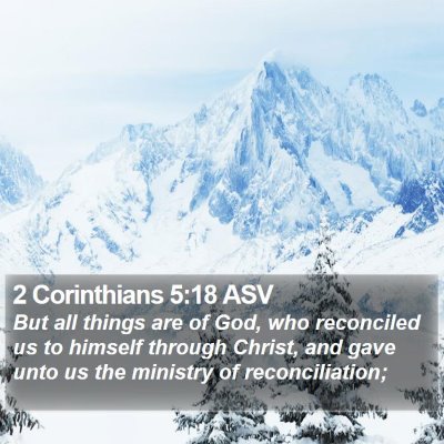 2 Corinthians 5:18 ASV Bible Verse Image