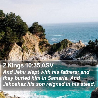 2 Kings 10:35 ASV Bible Verse Image