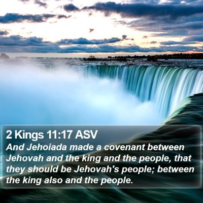 2 Kings 11:17 ASV Bible Verse Image