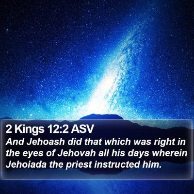 2 Kings 12:2 ASV Bible Verse Image