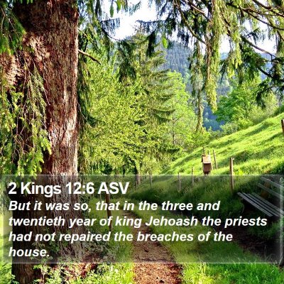 2 Kings 12:6 ASV Bible Verse Image