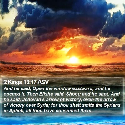2 Kings 13:17 ASV Bible Verse Image