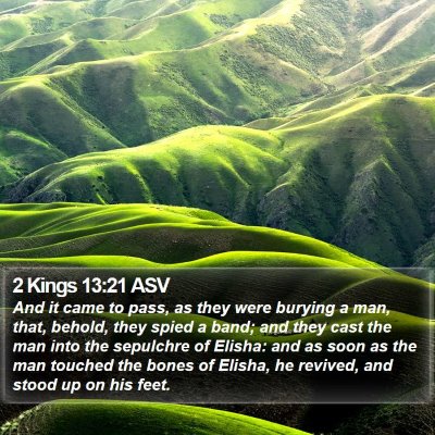 2 Kings 13:21 ASV Bible Verse Image