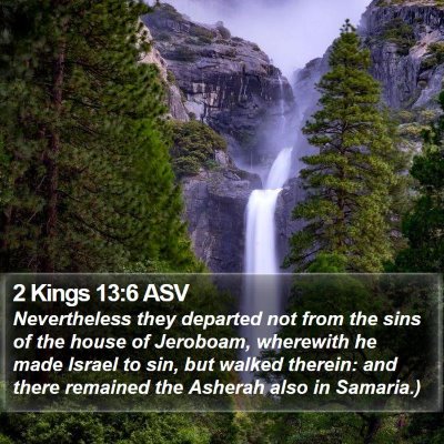 2 Kings 13:6 ASV Bible Verse Image