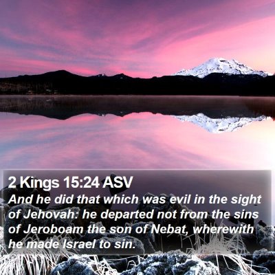 2 Kings 15:24 ASV Bible Verse Image