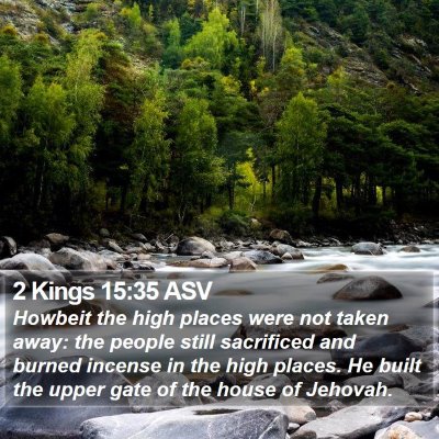 2 Kings 15:35 ASV Bible Verse Image