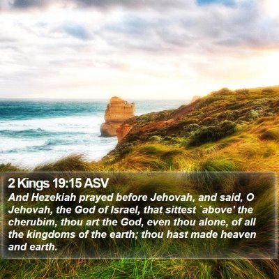 2 Kings 19:15 ASV Bible Verse Image