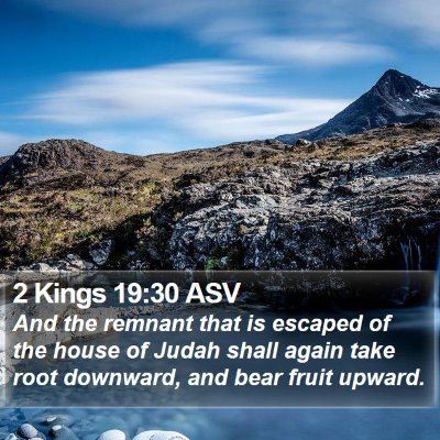 2 Kings 19:30 ASV Bible Verse Image