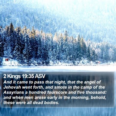 2 Kings 19:35 ASV Bible Verse Image
