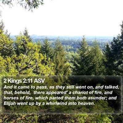 2 Kings 2:11 ASV Bible Verse Image