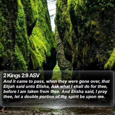 2 Kings 2:9 ASV Bible Verse Image
