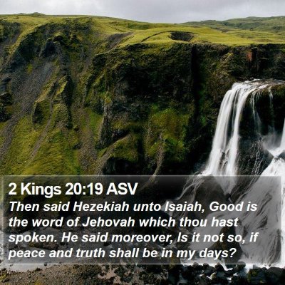 2 Kings 20:19 ASV Bible Verse Image