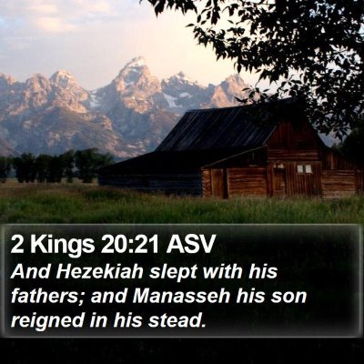 2 Kings 20:21 ASV Bible Verse Image